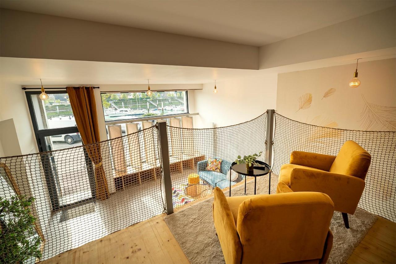 Loft De Luxe Le Chic, Grand Jacuzzi, Vue Port De Plaisance Leilighet Saint-Valery-en-Caux Eksteriør bilde
